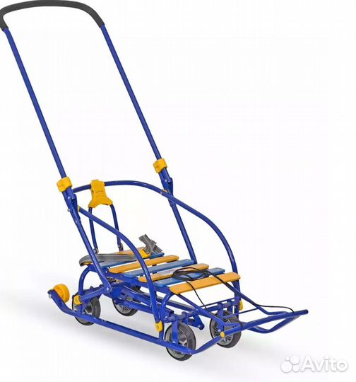 Санки на колесах новые