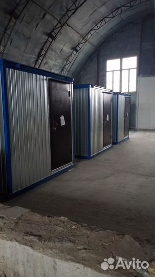 Блок-контейнер с душем и туалетом