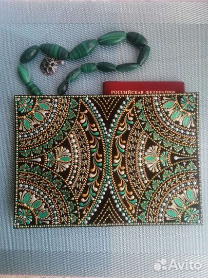 Обложка на паспорт из натуральной кожи