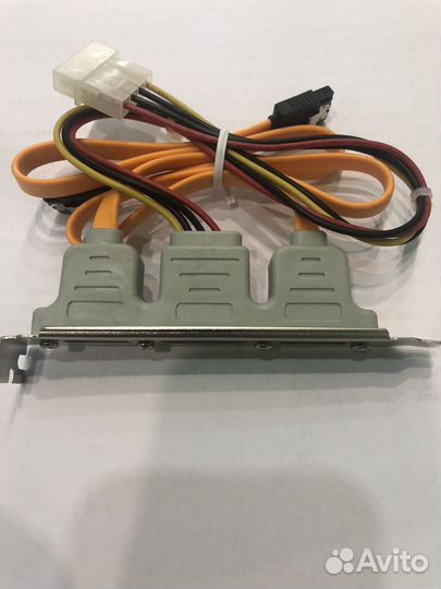 Планка на заднюю панель корпуса 2x E-sata + Molex