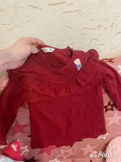 Одежда и обувь для девочки пакетом 92 98