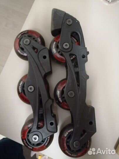 Ролики детские раздвижные 28-31 с коньками