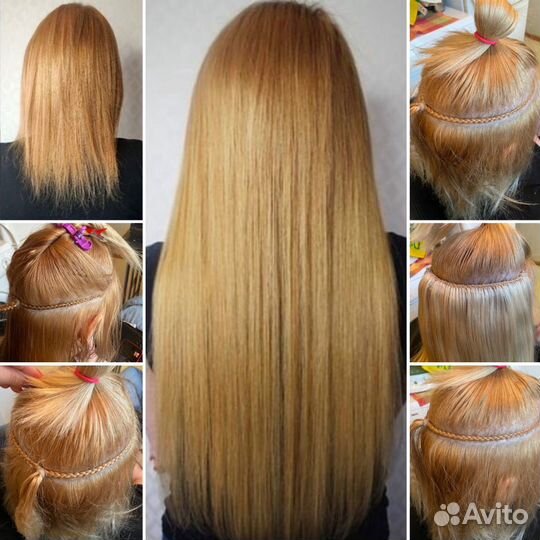 Голливудское наращивание волос (афронаращивание)