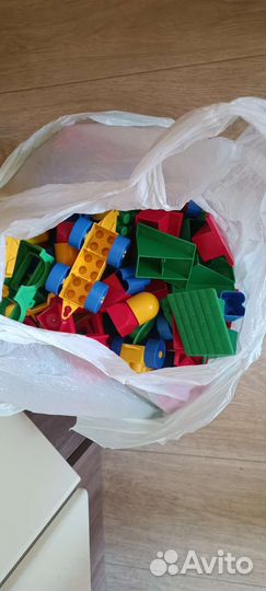 Развивающие игрушки конструктор крупный пакет