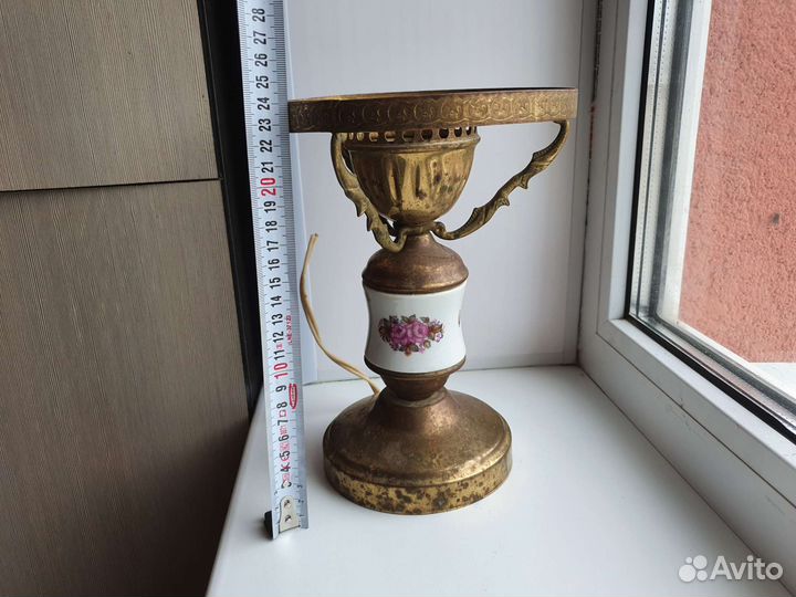 Настольный светильник бронза