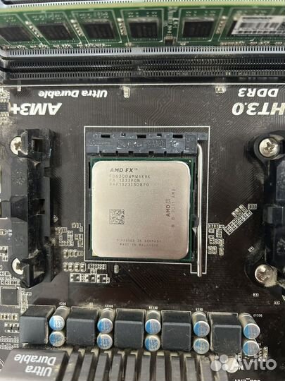 Материнская плата с процессором