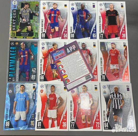 Карточки Лига Чемпионов Match Attax 2023/24 Topps