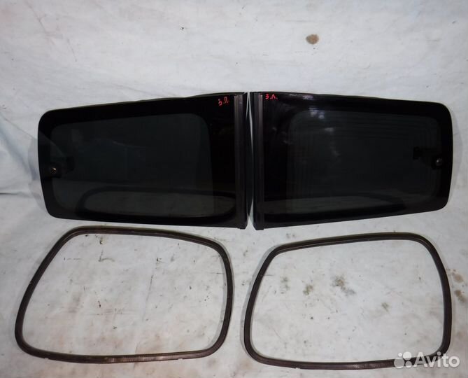 Стекло кузова заднее левое правое Pajero 3 Паджеро