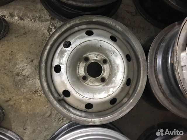 Штампы r16 4x100 Рено. Диски стальные графит Рено Логан.