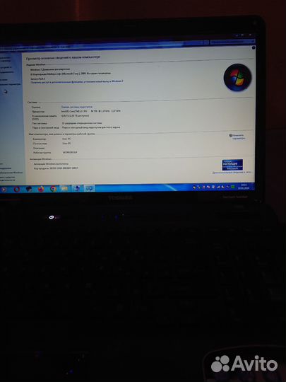 Ноутбук toshiba satellite a 665