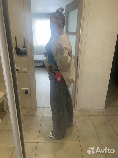 Джинсы широкие новые