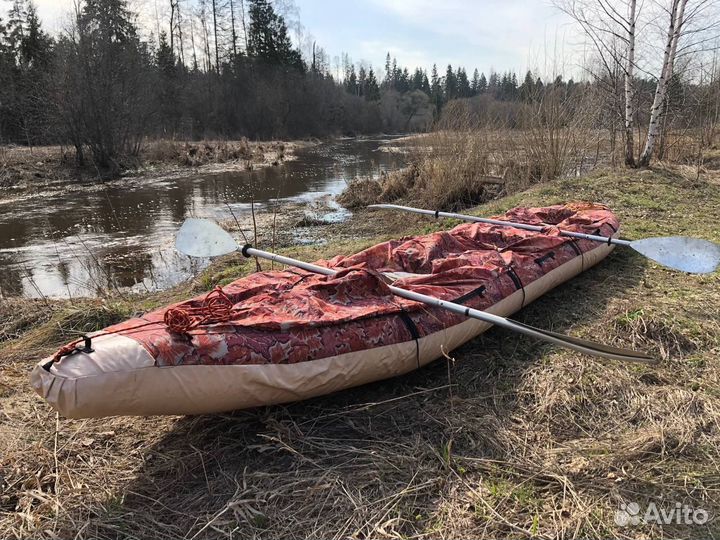 Аренда байдарки. Щука 3 со спасжилетами