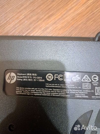 Клавиатура hp tpc-c001k