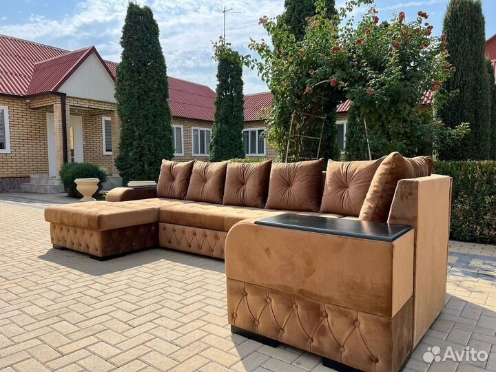 Большой угловой диван Грация