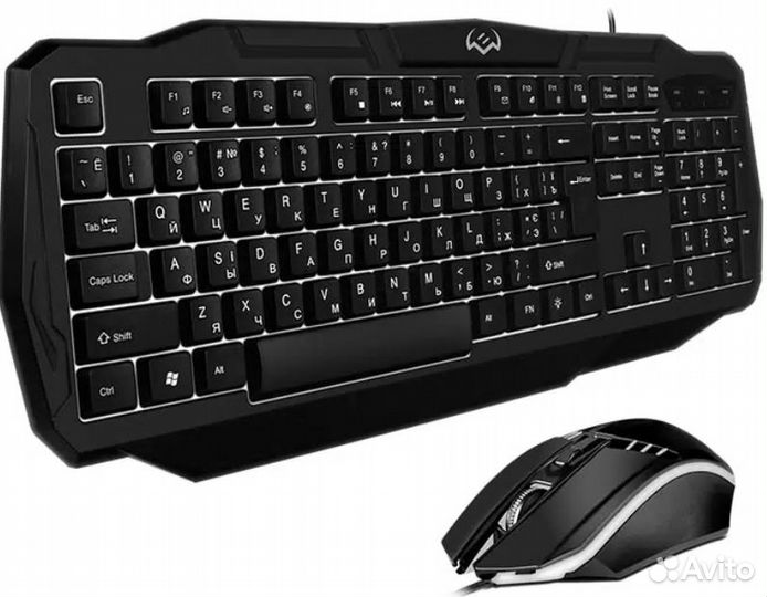 Клавиатура. Игровой комплект 2 в 1