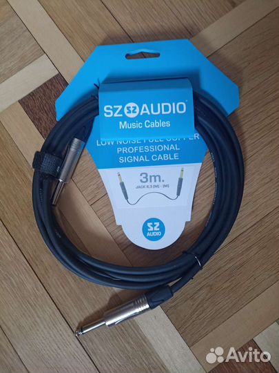 Кабель sz-audio 6,3 - Jack 6,3 Mono 3m