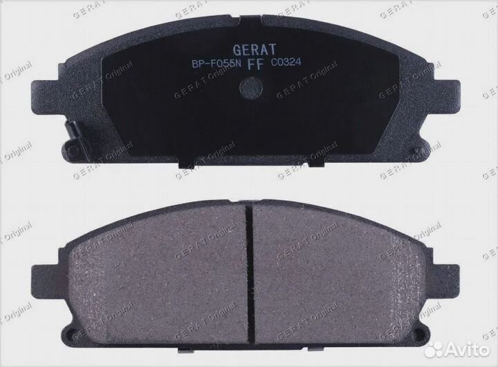 Тормозные колодки Gerat BP-F055N (передние) Normal
