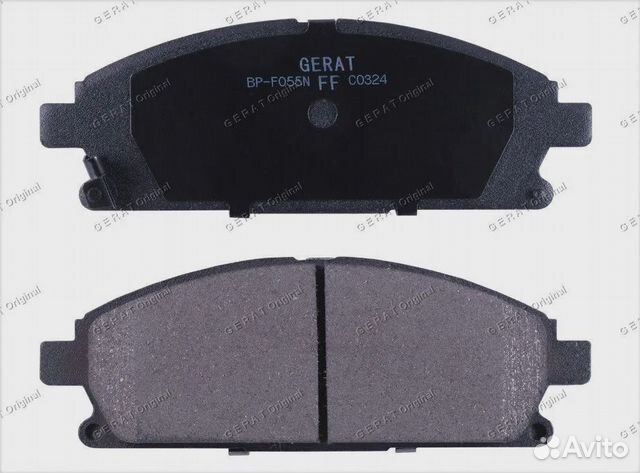 Тормозные колодки Gerat BP-F055N (передние) Normal