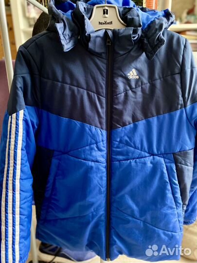 Куртка демисезонная мужская adidas синяя