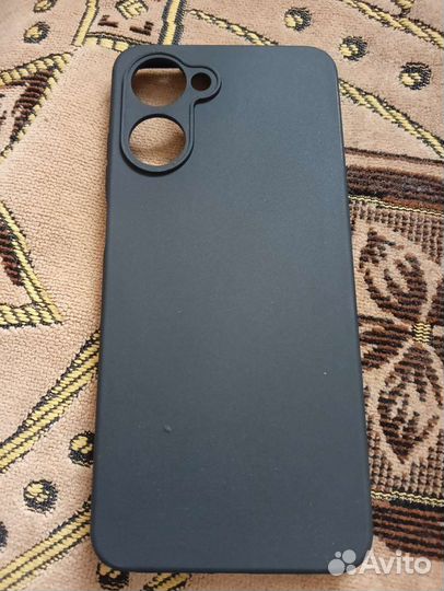 Чёрный силиконовый чехол для Realme 10