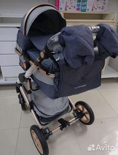 Новая коляска 3в1 LuxMom