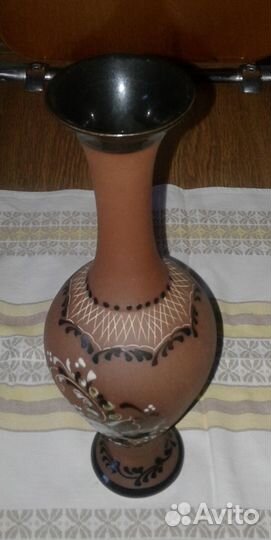 Ваза интерьерная керамика роспись