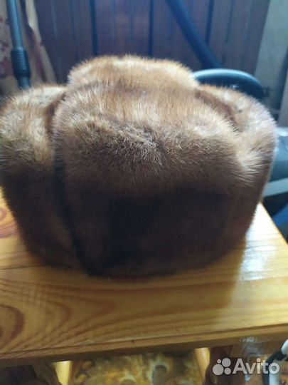 Норковая шапка мужская