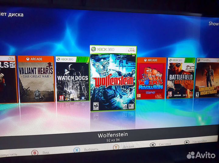 Xbox 360 S 250гб прошит 80+ игр