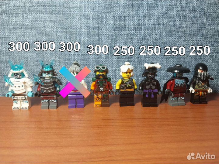 Lego ninjago минифигурки