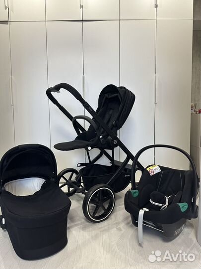 Коляска Cybex Balios S Lux Black 3 в 1, 2023г