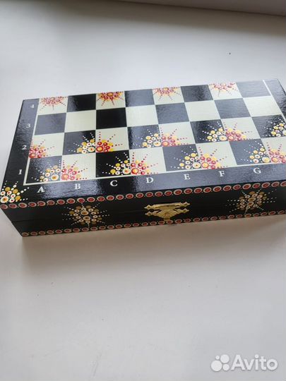 Шахматы ручной работы походные
