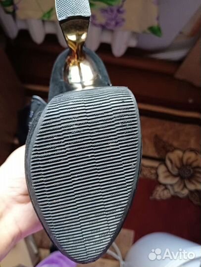 Сапоги женские замша/евромех