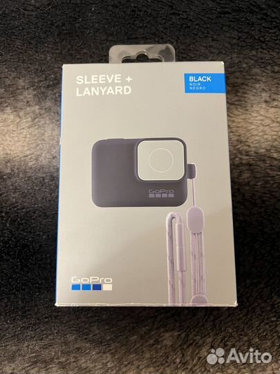 Силиконовый чехол GoPro черный (acsst-001)