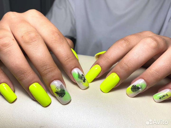 Маникюр с покрытием гель лак Железнодорожный