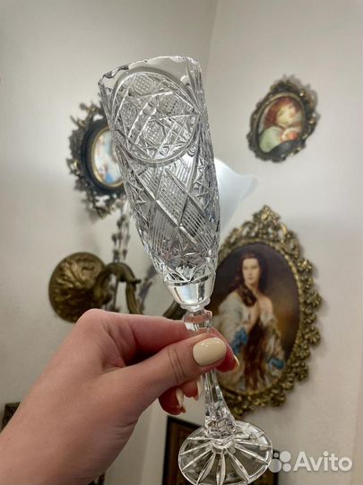 Фужеры хрустальные СССР