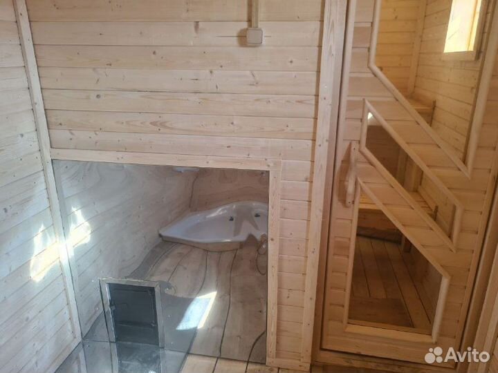 Каркасная баня 6 м