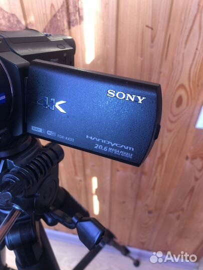 Видеокамера sony 4к fdr-ax33