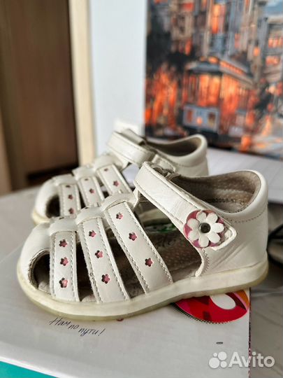 Босоножки сандалии для девочки 21 размер