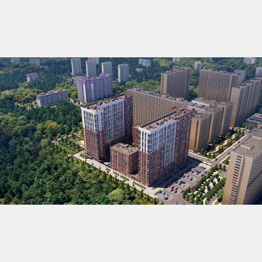 2-к. квартира, 58,1 м², 4/9 эт.