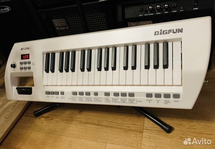 Детский Синтезатор с Микрофоном + Ремень