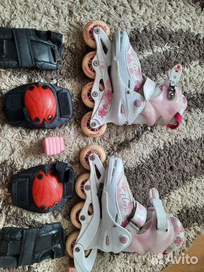 Роликовые коньки детские раздвижные