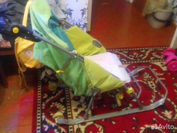 Коляска санки