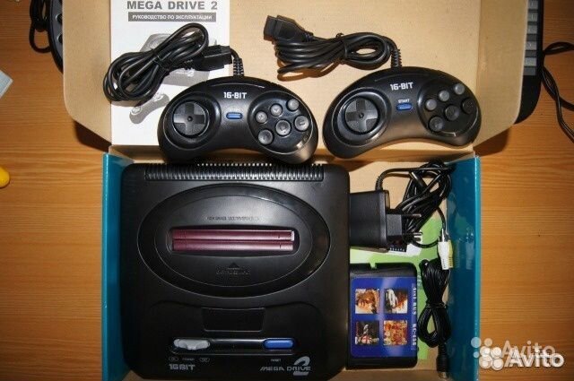 Sega Super Drive 2 (132-in-1) Black с гарантией