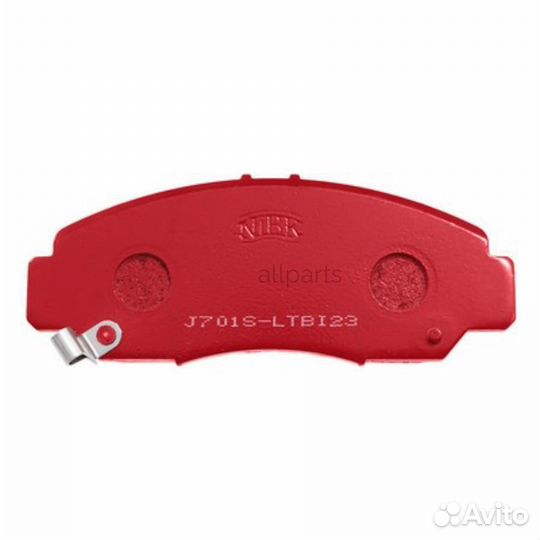 Nibk PN8465S Колодки торм.пер.спортивные