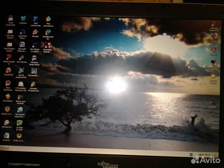 Ноутбук fujitsu siemens v2085