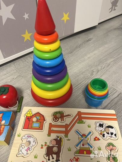 Развивающие игрушки пакетом