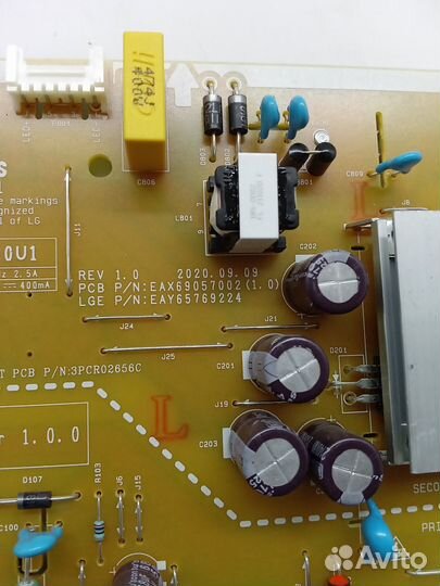 Блок питания EAX69057002 (1.0) телевизора LG 50UP7