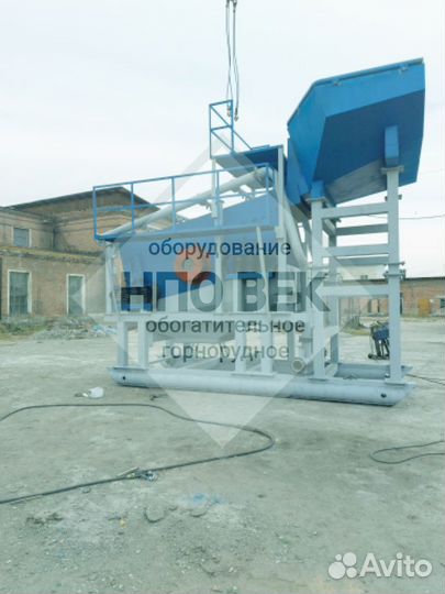 Промывочный прибор на базе грохота гит 42