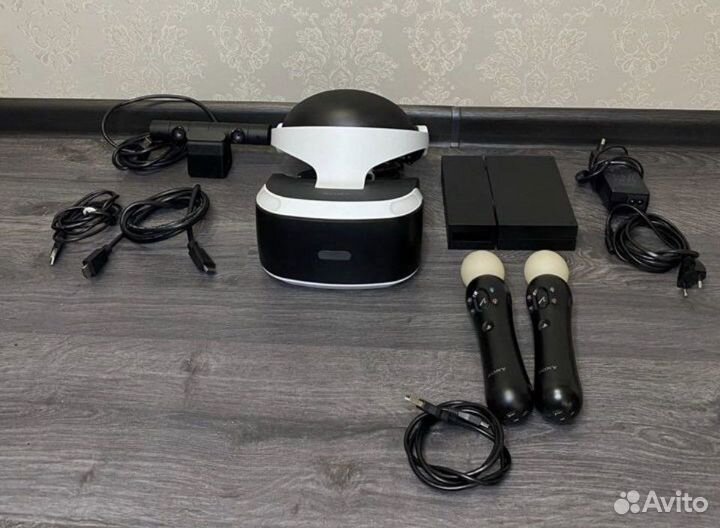 Шлем PS4 Sony ps4 VR + 2 move + camera