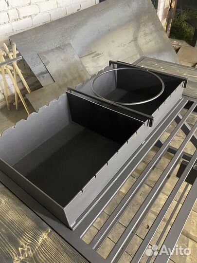 Мангал в стиле лофт